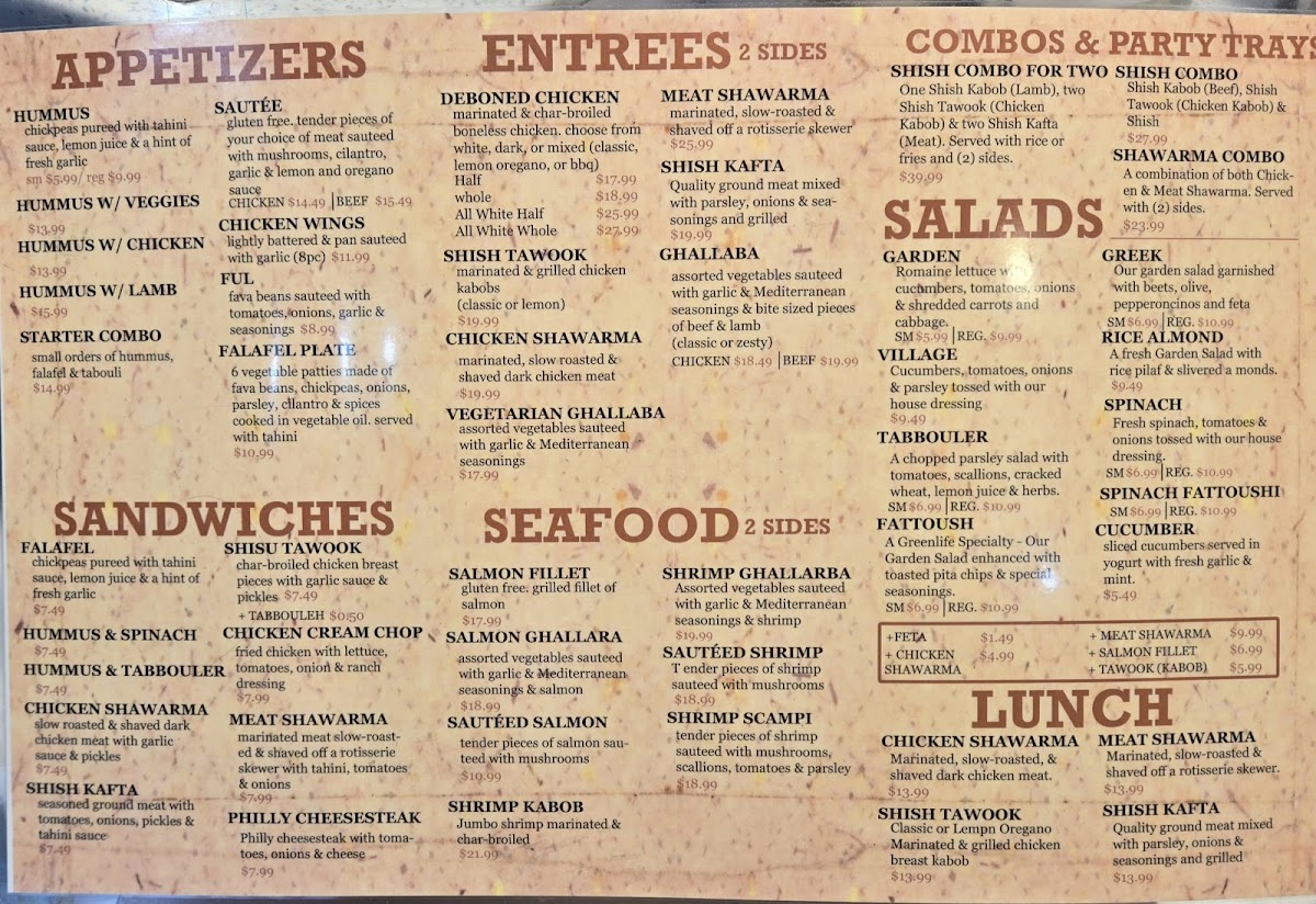 Menu Greenlife Smoothies And Salads-5