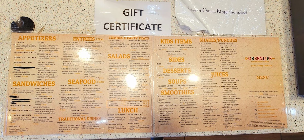 Menu Greenlife Smoothies And Salads-7